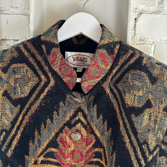 Vintage Western Wraps Southwestern Jacket - Picture 7 of 8